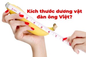 Độ dài trung bình cậu nhỏ của Việt Nam là bao nhiêu? 